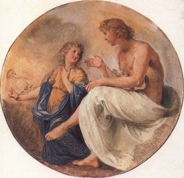Giovanni da san giovanni Phaeton and Apollo